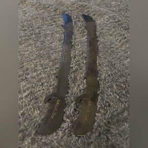 Bauer Fly Ti Pro Stock Steel Runners Size 272 Used